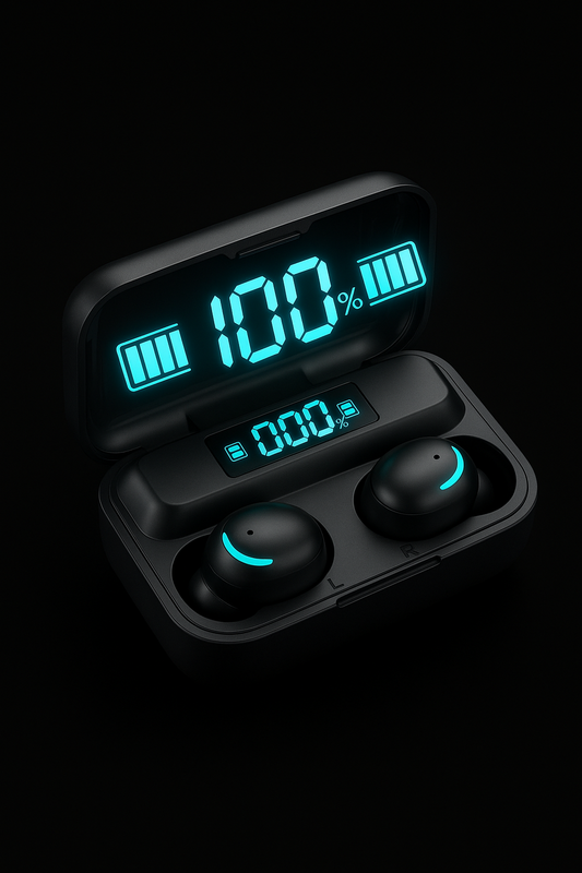F9 Wireless Bluetooth Headphones Tws Waterproof Earbuds Earphones Digital Display Heaset Large Capacity Charging Case