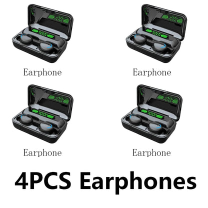 F9 Wireless Bluetooth Headphones Tws Waterproof Earbuds Earphones Digital Display Heaset Large Capacity Charging Case